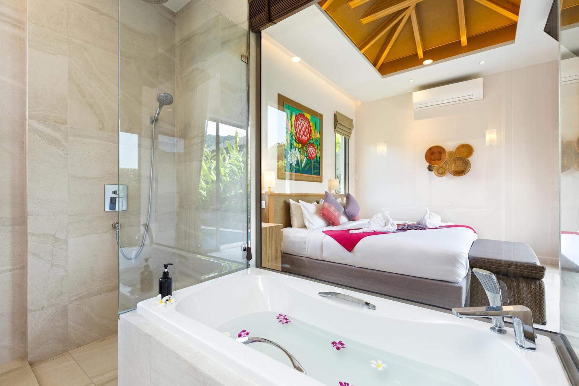 Resort Boutique 2Br Villa Dalaa 4, Private Pool, Full Service, 5 Min Drive Kamala Beach Extérieur photo